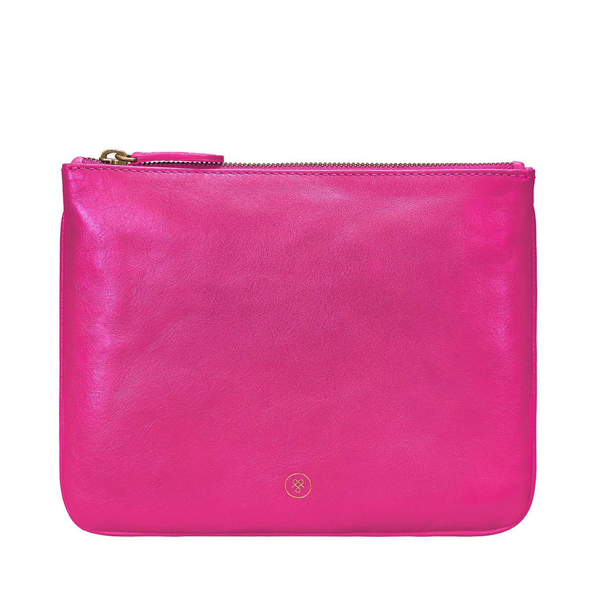 Zeta Nappa ' s soft leather cosmetic pouch