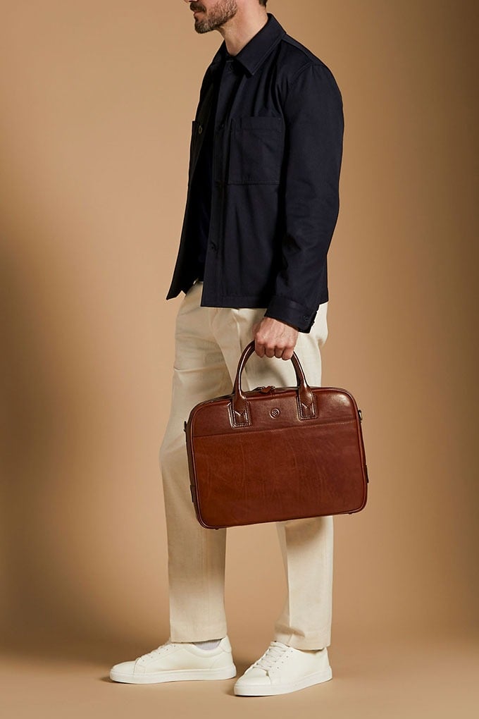 leather briefcase