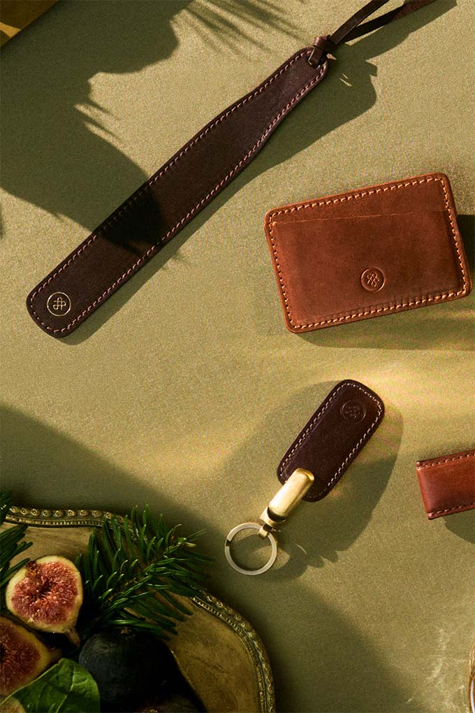 mens leather folders