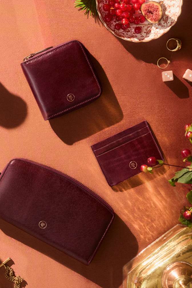 ladies leather purse