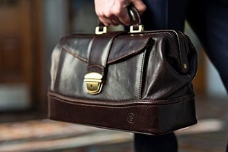 RA Böck Fine Leather Doctor Bag - Extra Large