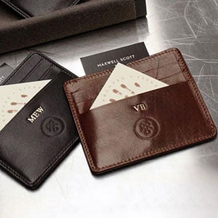 best mens card holder leather