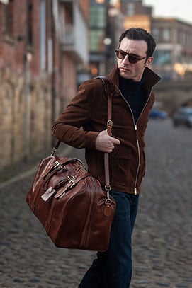 best mens leather holdall