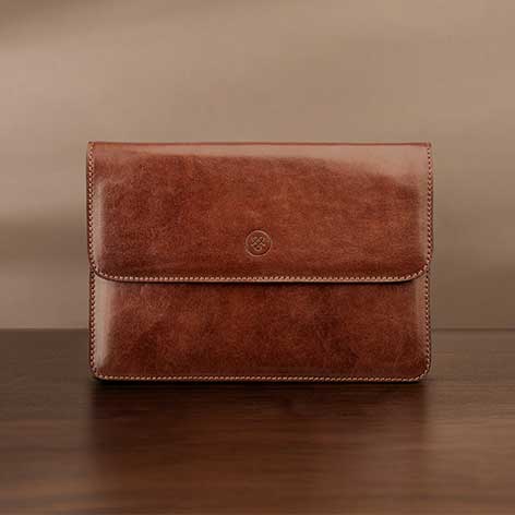 leather RFID Blocking travel wallet