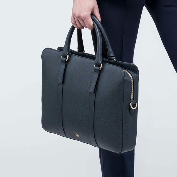 ladies luxury leather laptop bag